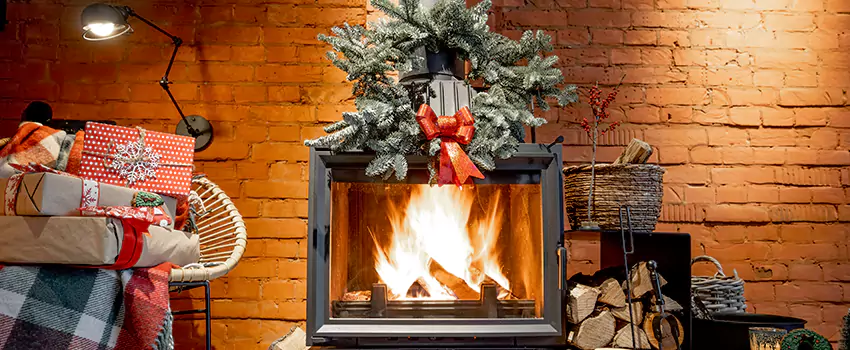 Travis Industries Linear Gas Fireplace Installation in East Islip, New York