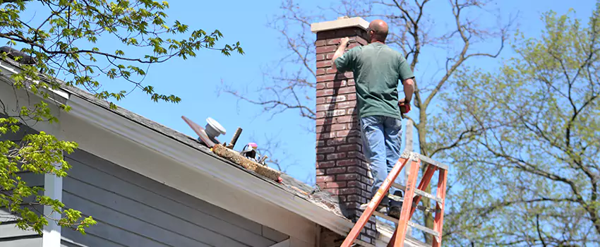 Vinyl and PVC Chimney Flashing Installation in East Islip, NY